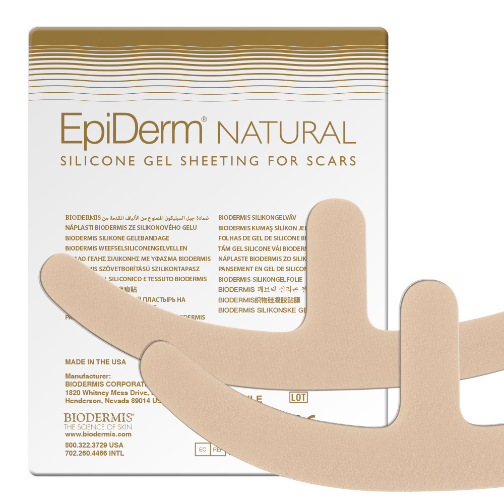 Epi-Derm Mastopexy silikonplåster för bröstlyftsärr