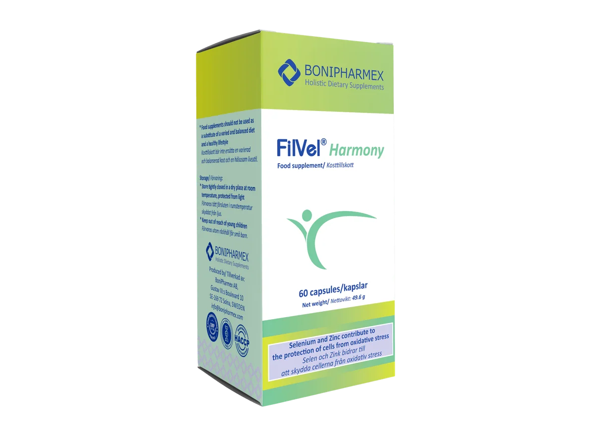FilVel Harmony kosttillskott för vitalitet, stress och åldrande